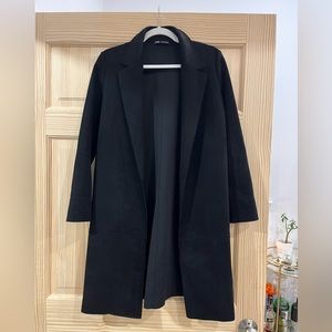 Faux suede Zara coat